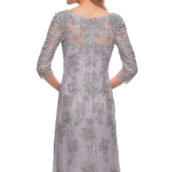 NWT La Femme - 29379 Lace Formal Dress - size 16. Perfect Condition! - Picture 3 of 12